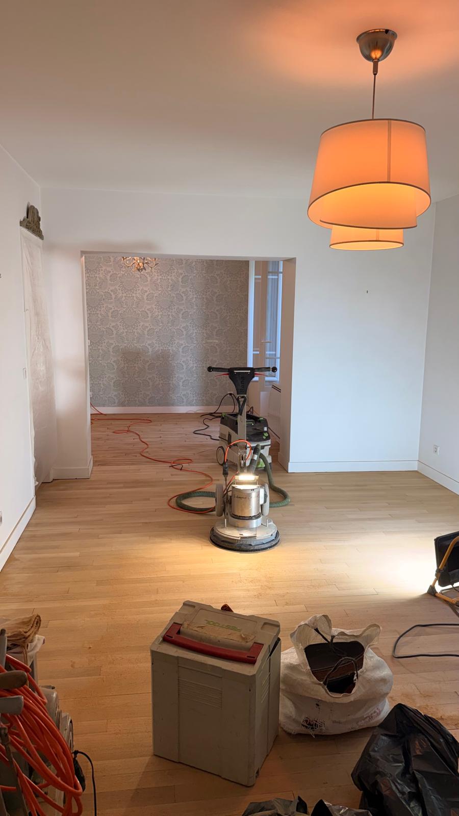 Rénovation parquet Sucy-en-Brie ponçage